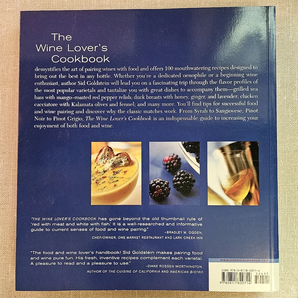 The Wine Lover's Cookbook Sid Goldstein
